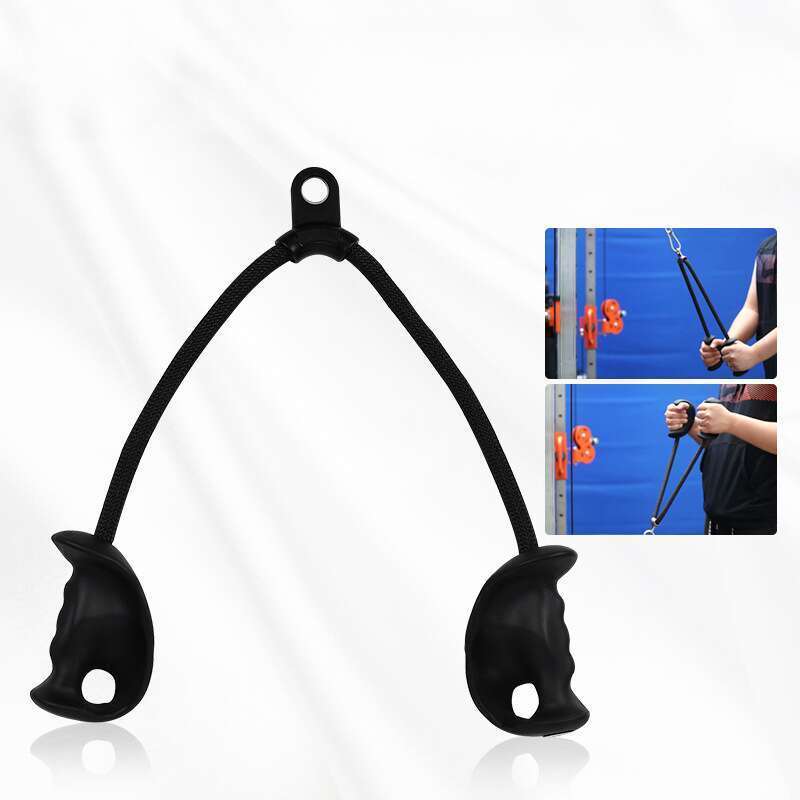 A Must-have For Fitness Enthusiasts! Double Ended Rope Facing Downwards Handle, Accurately Sculpting The Biceps And Triceps_voghion.com