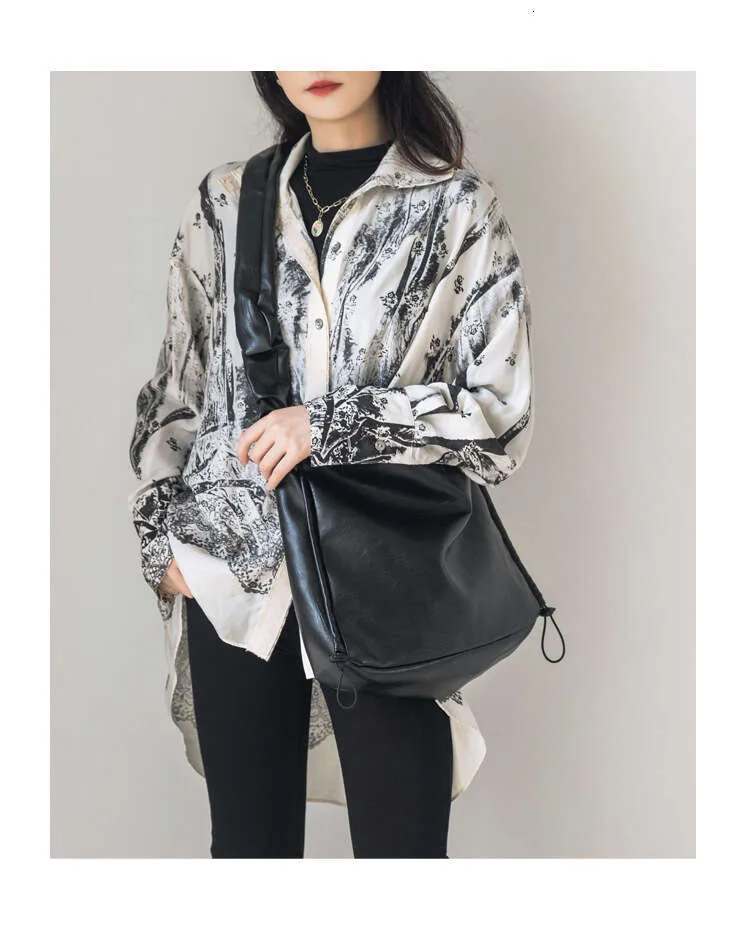 Nouveau sac fourre-tout à bandoulière plissé tendance pour campus universitaire_voghion.com