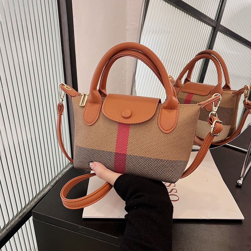 Taschen Damentaschen 2024 Neue Strukturierte Handtasche Schultertasche Mode Lässig Persönlichkeit Alle Spiel Wels_voghion.com