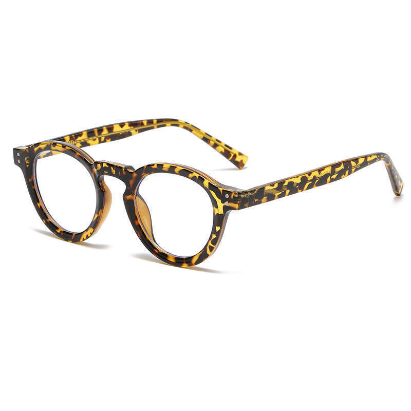 New Anti Blue Frame, Plain Polygon Optical Lens, Personalized Ins Style Flat Light Eyeglass Frame_voghion.com