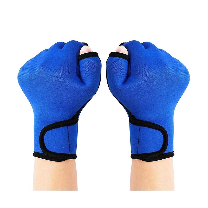 Training, Tauchausrüstung, Anti-Halbfinger-Handschuhe für Erwachsene und Kinder, Schwimmtraining_voghion.com