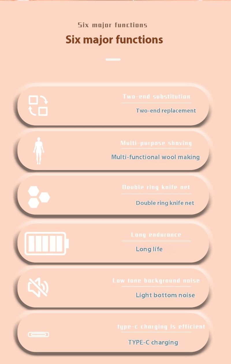 Electric shaver multifunctional shaving genitalia mini for women's private electric hair removal device_voghion.com