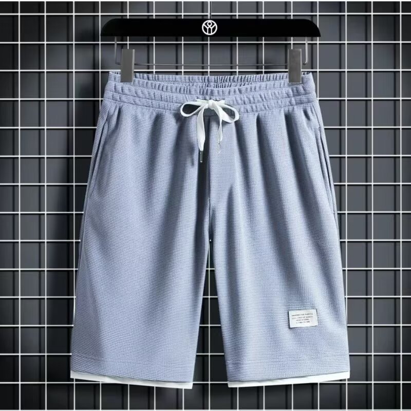 Pantaloncini waffle uomo estivi leggeri e alla moda_voghion.com