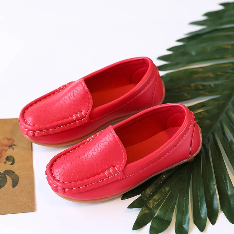Mocasini sport casual pentru copii, culori bomboane, unisex, băieți și fete, mocasini moi, alunecă-on din piele PU, pentru copii mici, Happysteps, pantofi pentru tineri_voghion.com