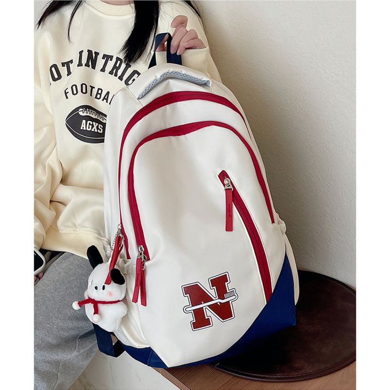 Mochila masculina e feminina de grande capacidade, à prova d'água, resistente ao desgaste, bolsa de viagem para curta distância ao ar livre, simples e_voghion.com