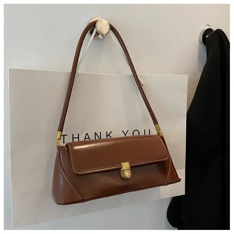 Pod pachami francuska torebka w stylu vintage 2021 kobiet markowe torby moda damska pojedyncza torba na ramię klasyczne kopertówki_voghion.com