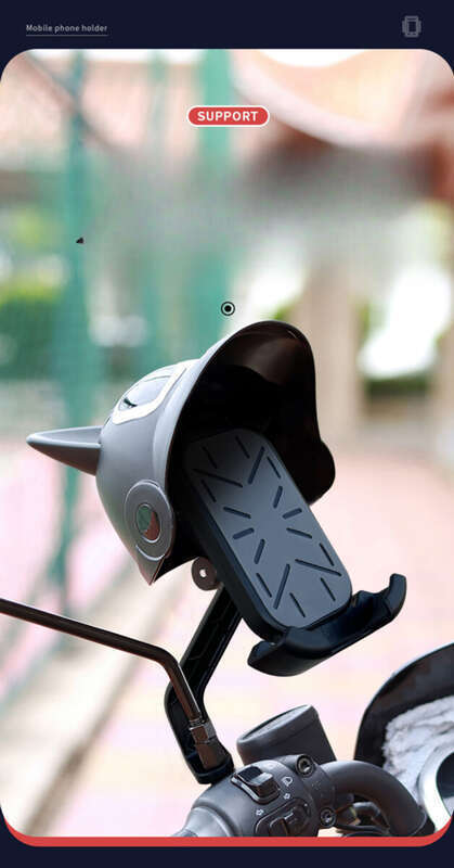 Elektrikli Navigasyon Standı, Sürücü Motosiklet Telefon Tutucu, Darbeye Dayanıklı, Sabit ve Sarsıntı Önleyici_voghion.com