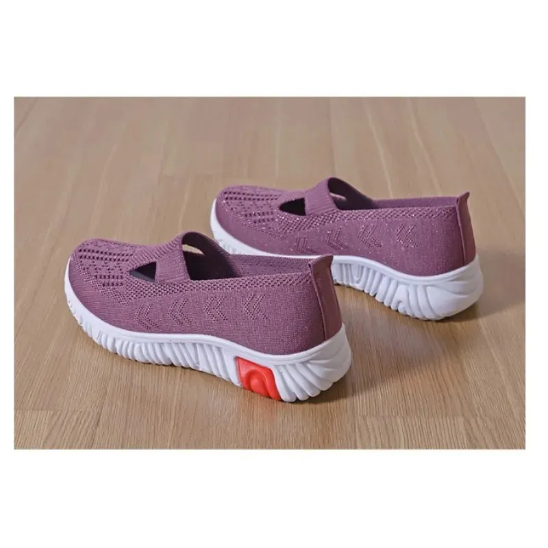 Orthopädische Schuhe für Damen, Stoff, lässig, bequem, weich, atmungsaktiv, flache Tennisschuhe für Damen 240627_voghion.com