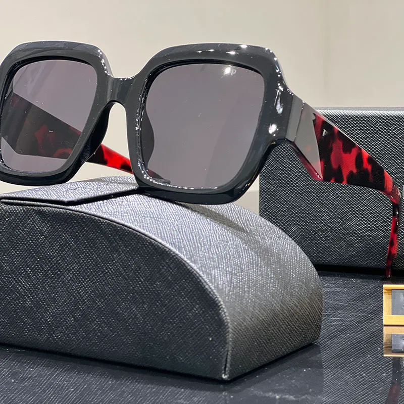 Designer for women with Case Fitted temples Oversized square frame lenses Alphabet design sunglasses Driving Travel_voghion.com