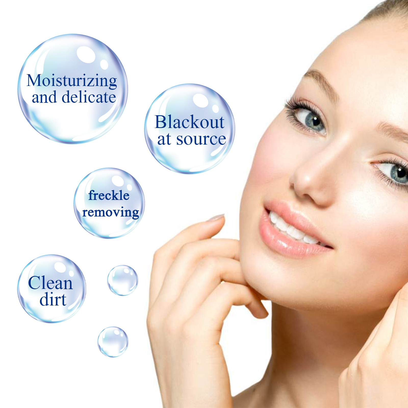 Jaysuing Oligopeptide Small Bubble Essence, Remove Blackheads And Pimples And Tighten Pores With Deep Cleansing Foam Cleanser_voghion.com