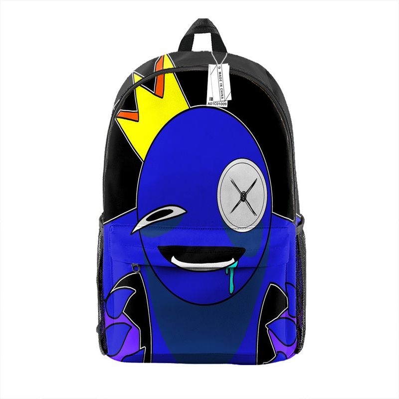 Schulrucksack für Kinder mit Regenbogen-Freunden, verstellbare Träger, bequeme Passform_voghion.com