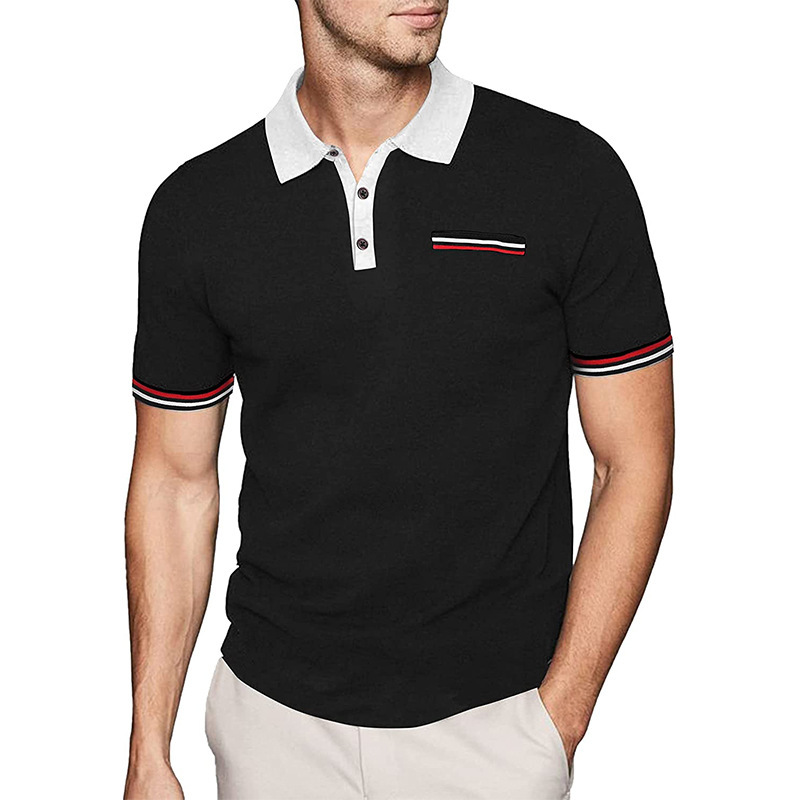 T-shirt sportiva da golf classica moda casual a maniche corte da uomo nuova estate_voghion.com