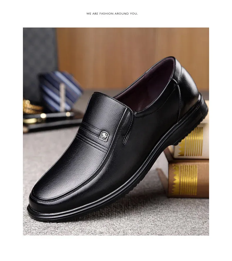 Mocassins authentiques faits à la main, chaussures décontractées, classiques, en cuir souple, respirantes, plates, pour hommes, 240801_voghion.com