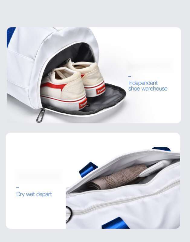 Borsa da viaggio multifunzionale di grande capacità per brevi distanze con separazione asciutto/bagnato, fitness yoga, pronta per la consegna_voghion.com