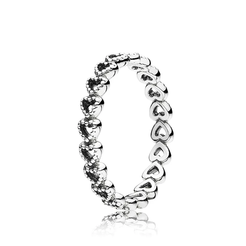 Sterg Nuovo Moda Donna Originale Corona Amore Skew Bone Fidanzamento Anello Argento Cristallo_voghion.com