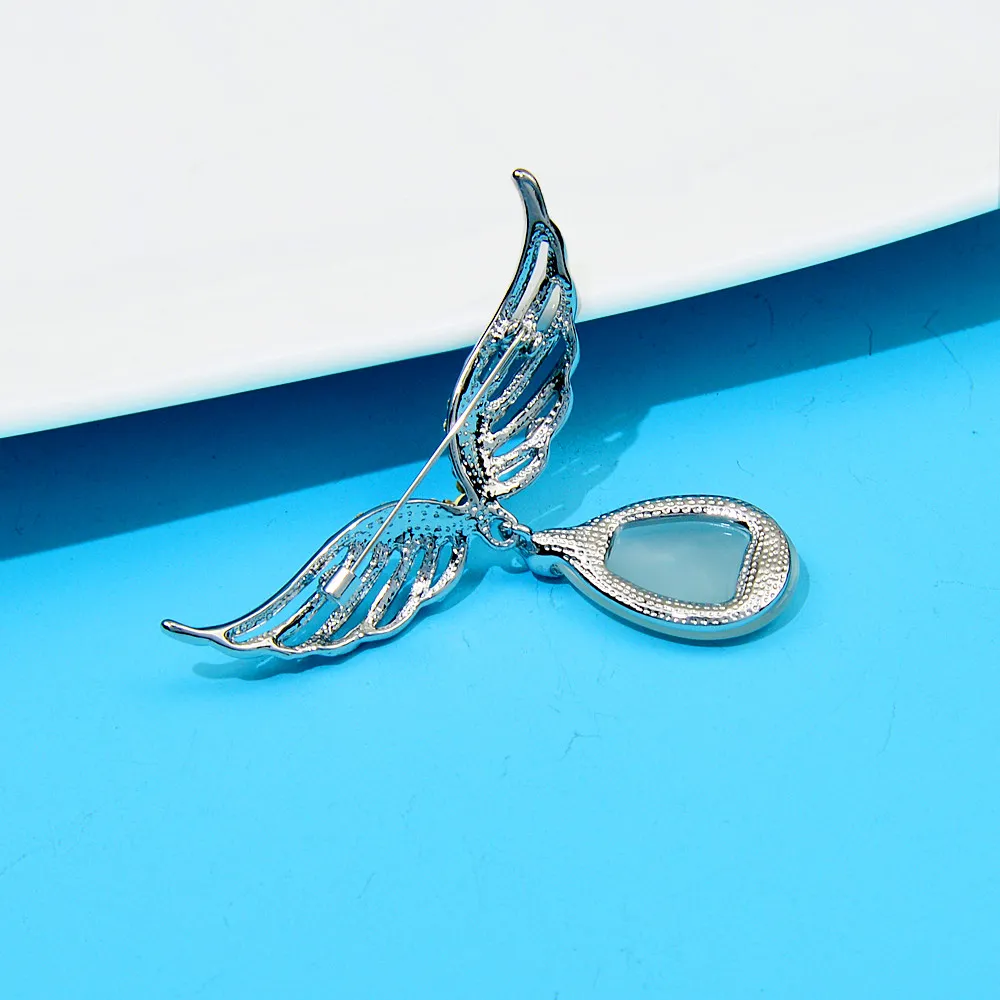 Broches CINDY XIANG strass aile pour femmesbelle broche en cristal élégant haute qualité bijoux femmes arrivée 2023_voghion.com