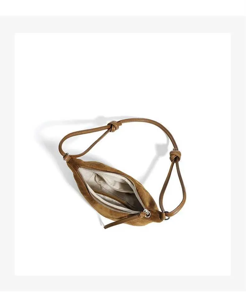 Borsa a spalla croissant da donna - elegante borsa crossbody_voghion.com