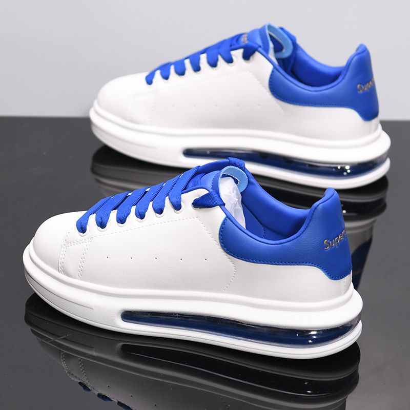 luchtkussen klein wit heren in hoogte toenemende lederen sportschoenen, veelzijdige trend ademend paar casual_voghion.com