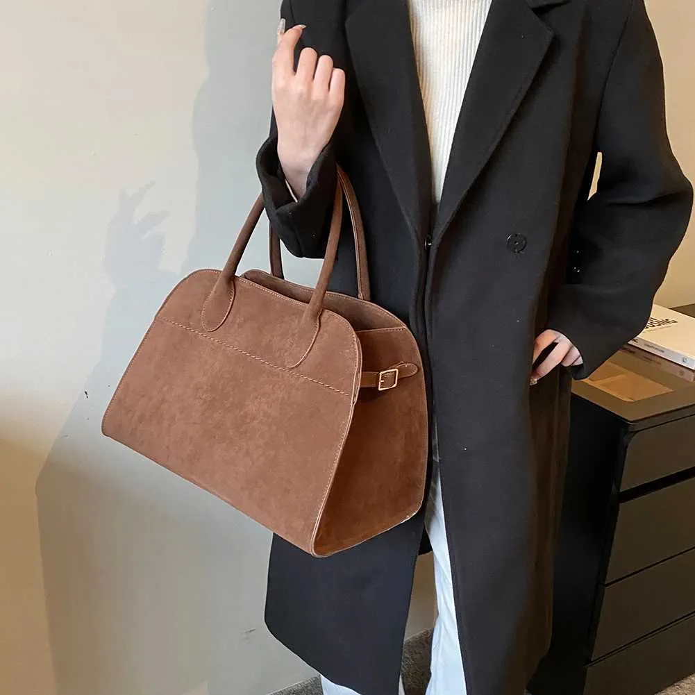 Damen Wildleder Schulter Stilvolle Crossbody Trendy Tragetasche Mode Designer Taschen Top-griff Satchel Ba241216_voghion.com