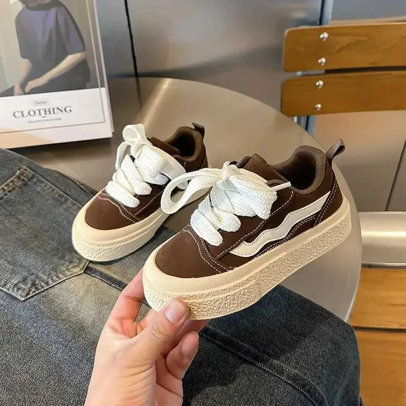Boys and Girls Canvas School Performance Baby Biscuits Bottom Breathable Childrens Shoes M241016_voghion.com