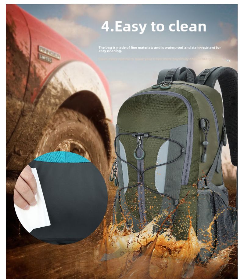 Zaino da trekking impermeabile per esterni, grande capacità, riduzione del carico, zaino sportivo_voghion.com
