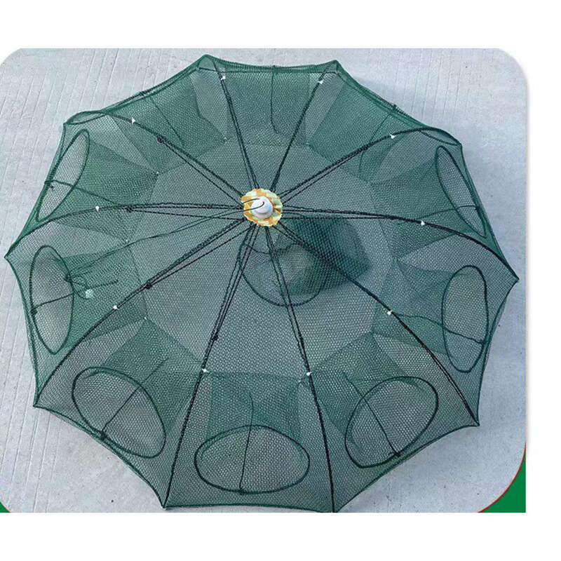 Rede de pesca tipo guarda-chuva para peixes, camarão, caranguejo, gaiola para tartarugas, gaiola para enguias_voghion.com