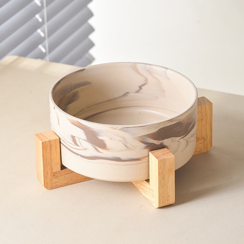Ceramic Cat Food Dog Drinking Double Protection Cervical Pet Bowl Supplies_voghion.com