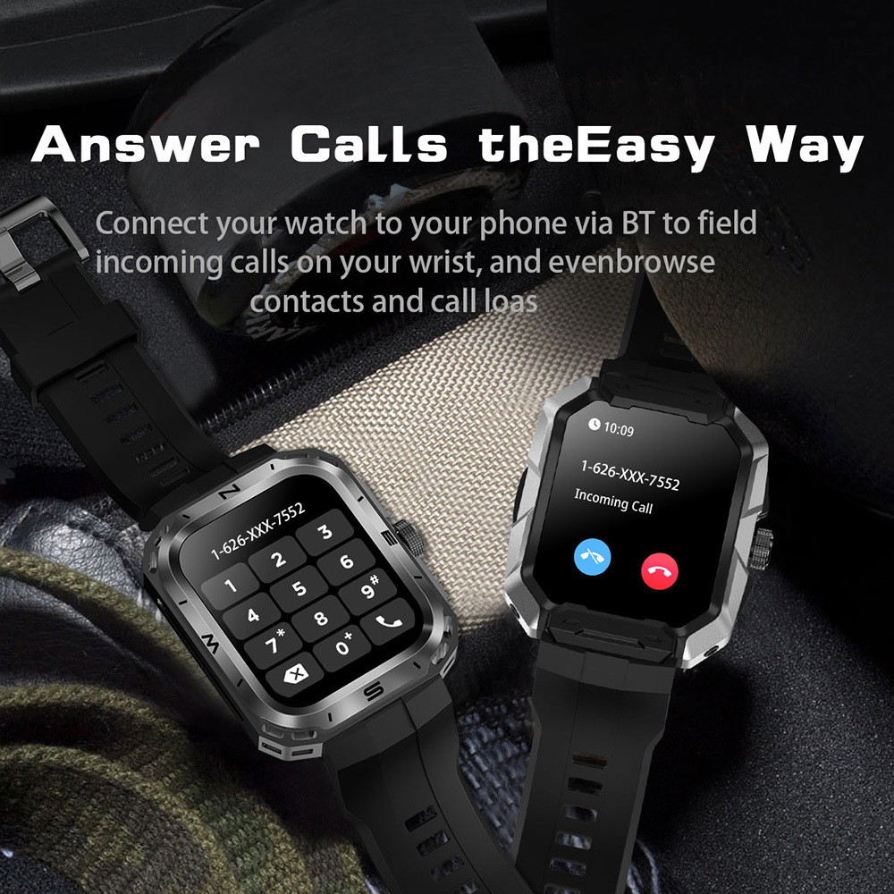 BT Smart Talk Watch D23 Carcasă detașabilă 1.85 Ecran mare Sport impermeabil Cameră ceas inteligent sport ceas_voghion.com
