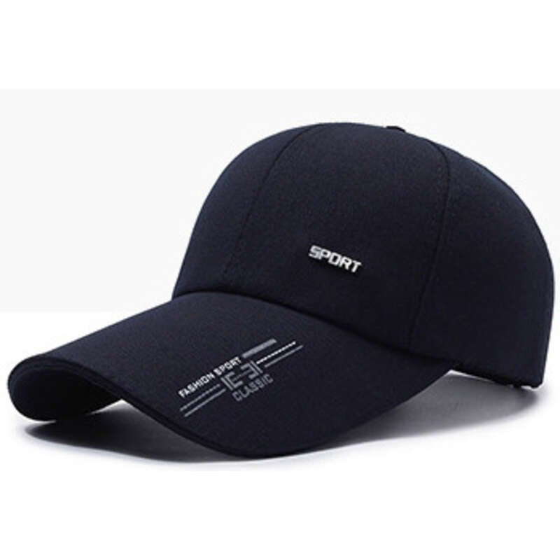 Baseballmütze, Schutz, Sonnenschutz, Angeln, Herren-Herbststil, großer Kopf, Hardtop-Entenschnabelkappe, Baseballkappe_voghion.com