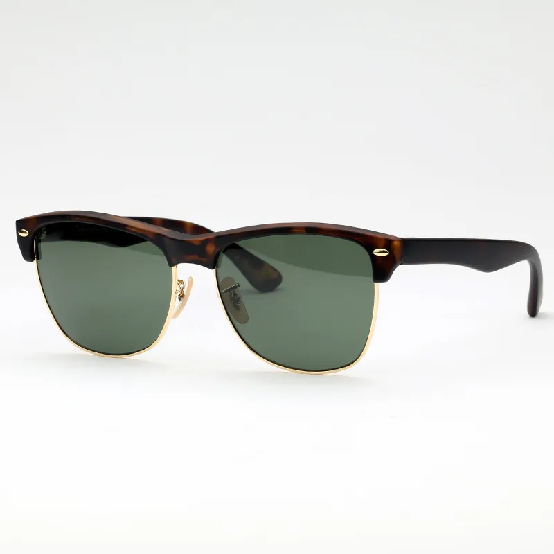 Occhiali da sole da uomo e da donna di alta qualità con montatura in nylon oversize per occhiali da sole da uomo con lenti in vero vetro Oculos Lunette De Soleil_voghion.com