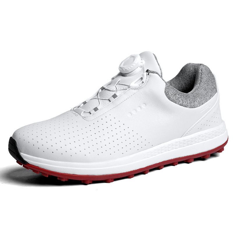 Chaussures professionnelles pour hommes Nouvelles baskets d'entraînement de golf sans crampons à boucle pivotante Taille L_voghion.com