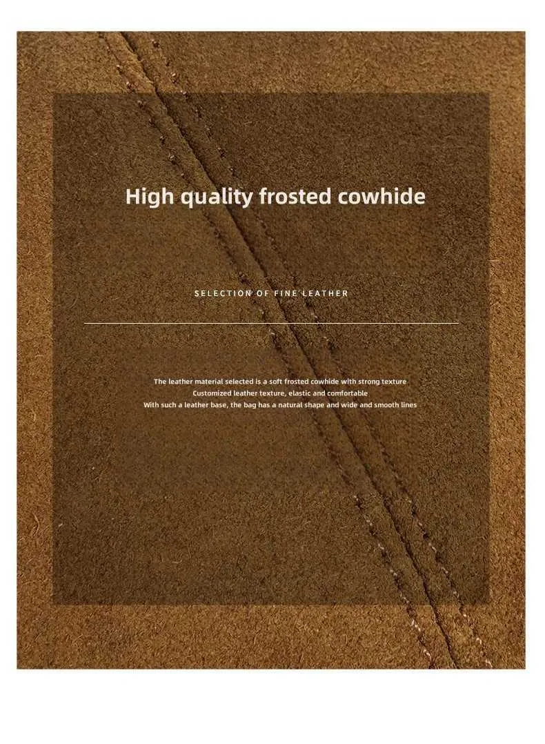 New 2024 Frosted Cowhide Autumn and Winter Dumpg Fashionable And Exquisite Single Shoulder Crossbody Bag For_voghion.com