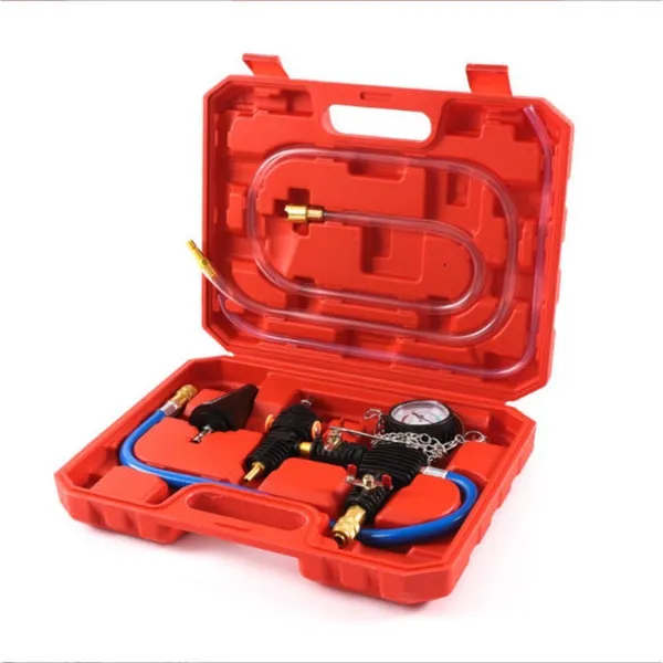 Cooling System Vacuum Fill Bleed Tester Leak Detection Kit Universal Radiator Adapter_voghion.com