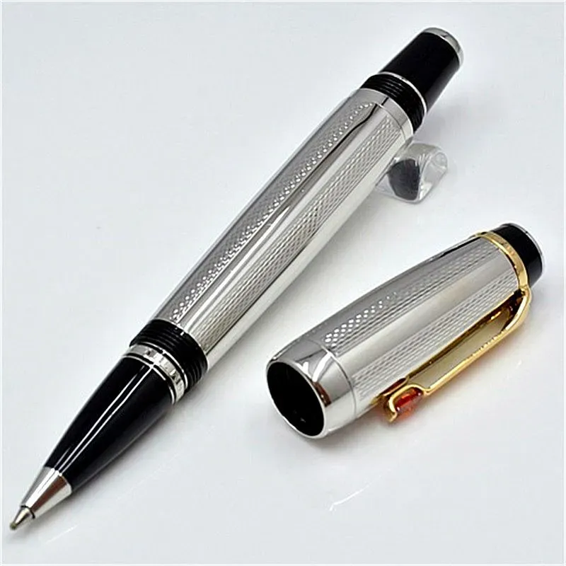 wholesale Wholesale Top High Quality Writing Pen Golden Silver Wave Point Design Rollerball Fountain Pens Office School Supplies With Diamond And_voghion.com
