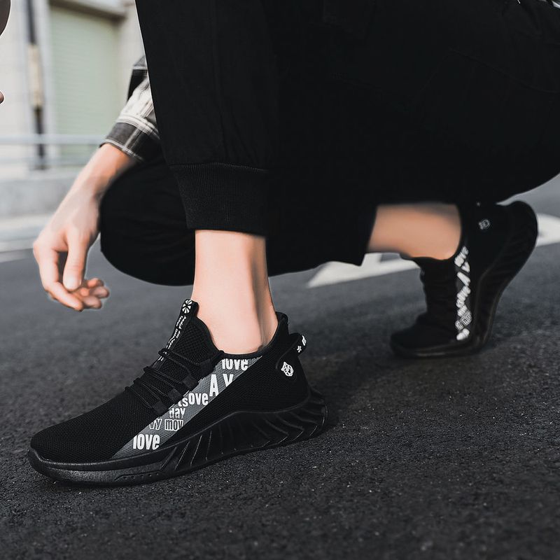 SH New Spring And Autumn Soft Soled Running Mesh Breathable Casual Sports Coconut Trendy Men's Shoes Y0089_desvips.com