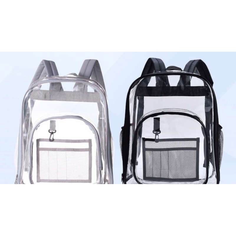 Waterproof Men's Outdoor Student Transparent Easy Backpack_voghion.com