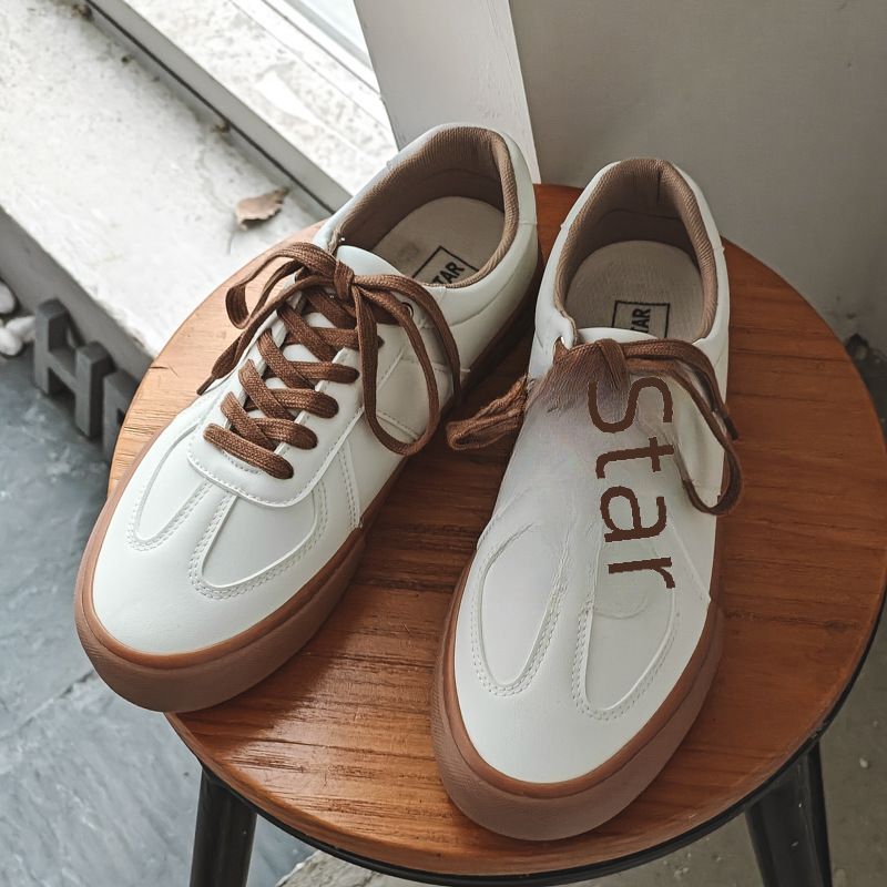 Frühling Neue Ankunft Mikrofaser Leder Vintage Paar der Training Schuhe_voghion.com
