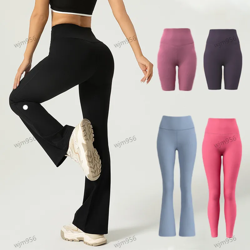 Aligned gym clothes lycra fabric Women yoga pants High Waist Sports shorts Wear Leggings Elastic Fiess running Trousers_voghion.com