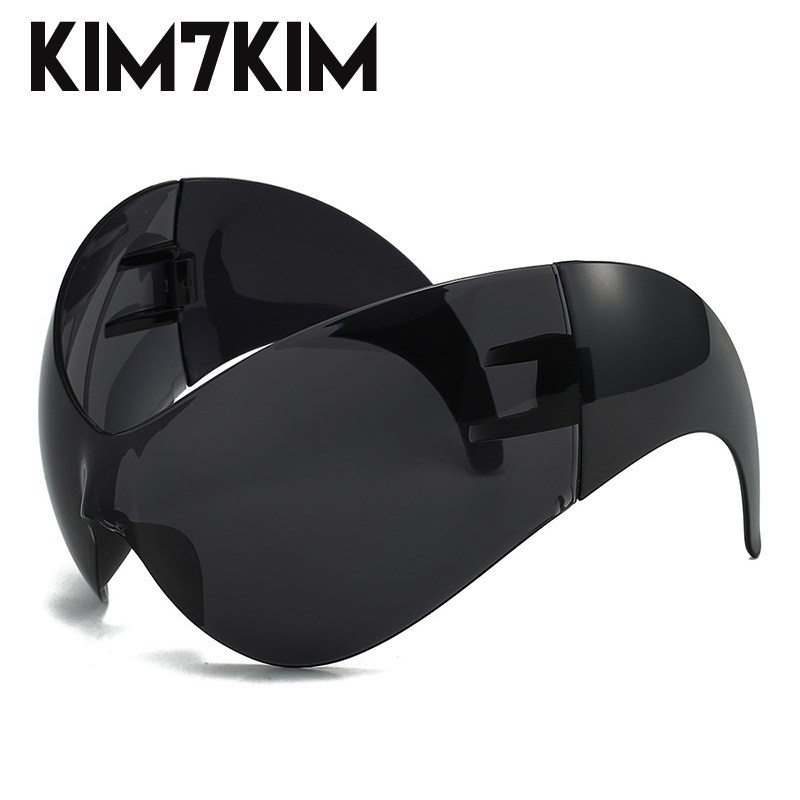 Oversized Sports Wrap Around Sunglasses Women Retro 2000's Shield Goggle 2026 Luxury Brand Y2K Punk Sun Glasses For Men_voghion.com