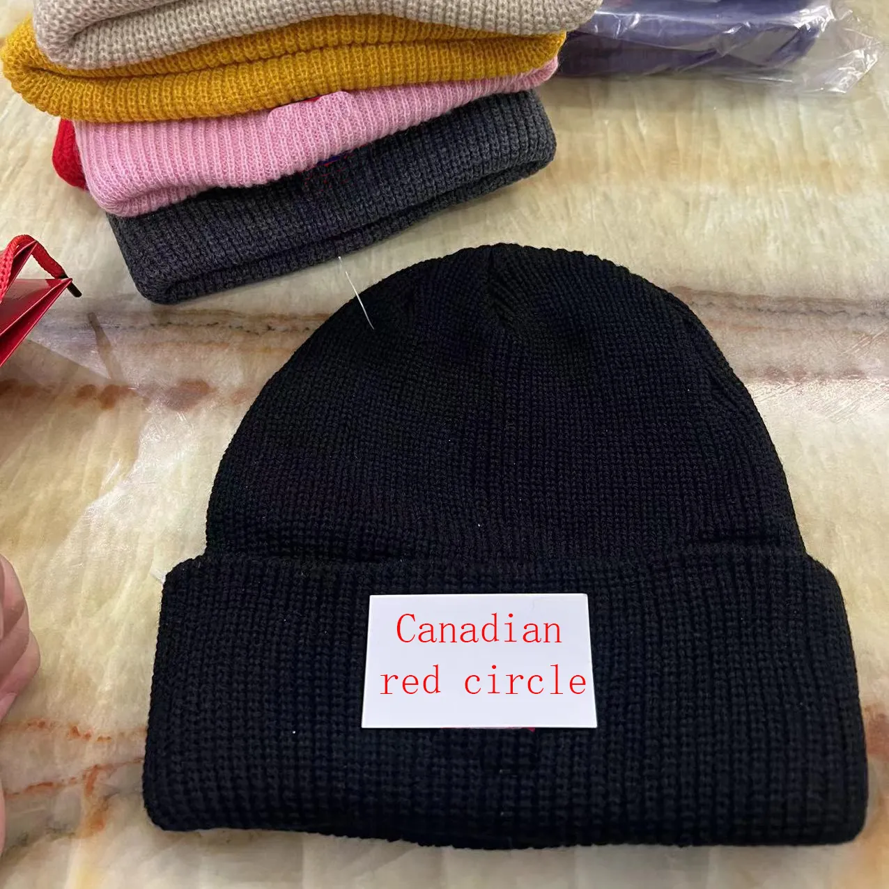 Berretto in maglia donna cappello invernale caldo classico_voghion.com