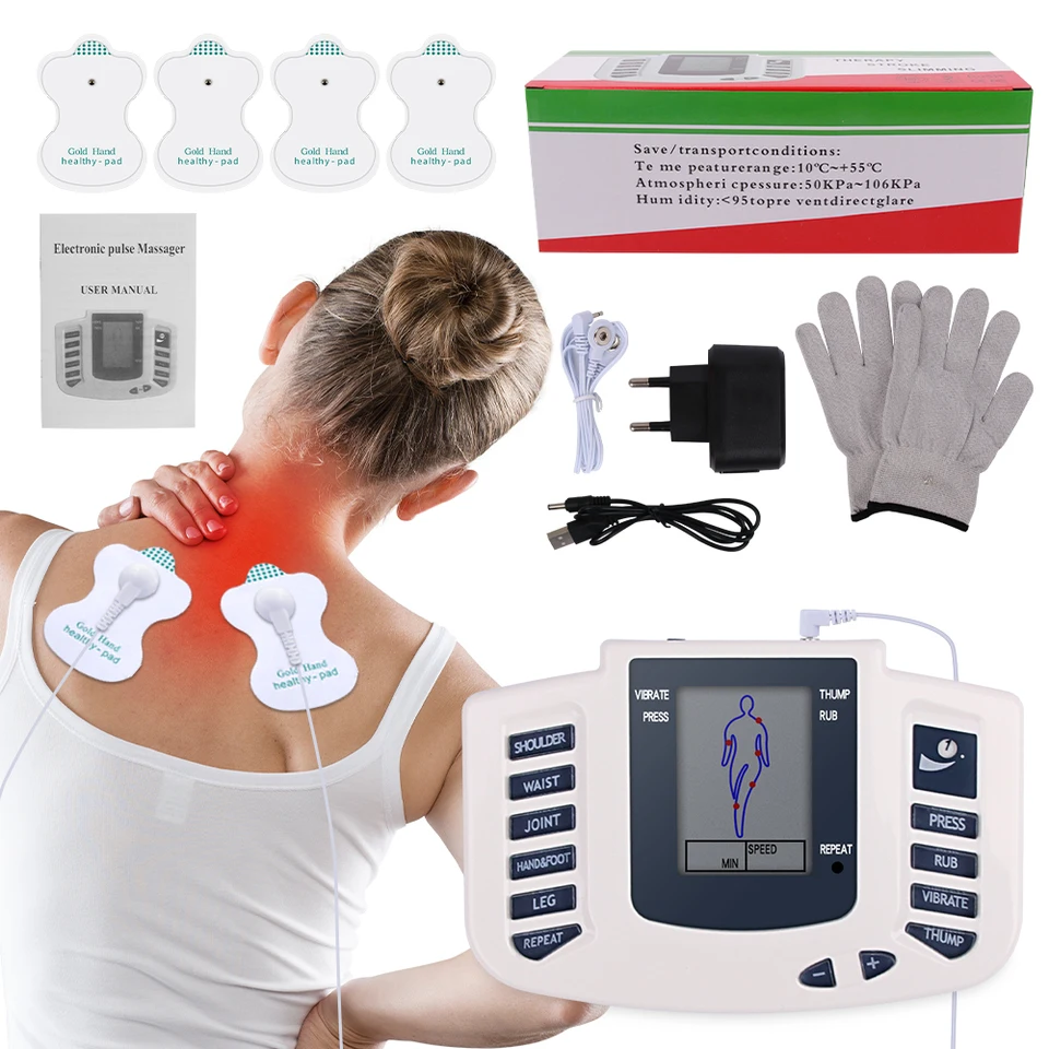 Ems Muscle Stimulator Massager For Electrical Pulse Therapy_voghion.com