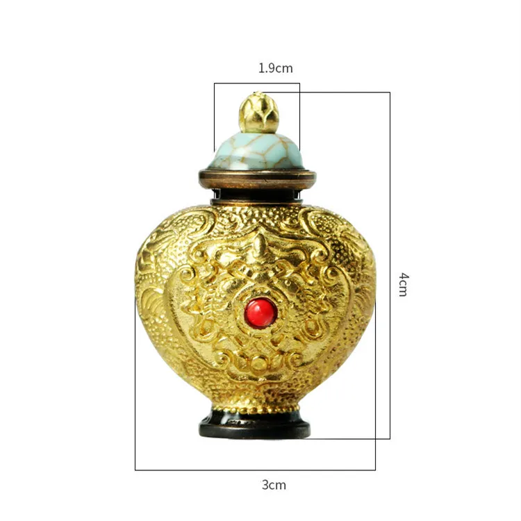 Anhänger Halskette Koffer Tibetanesch Stil Breet Fläschekruik Halskette Héichqualitativ Bijouen Acceorie Deigner Charm_voghion.com