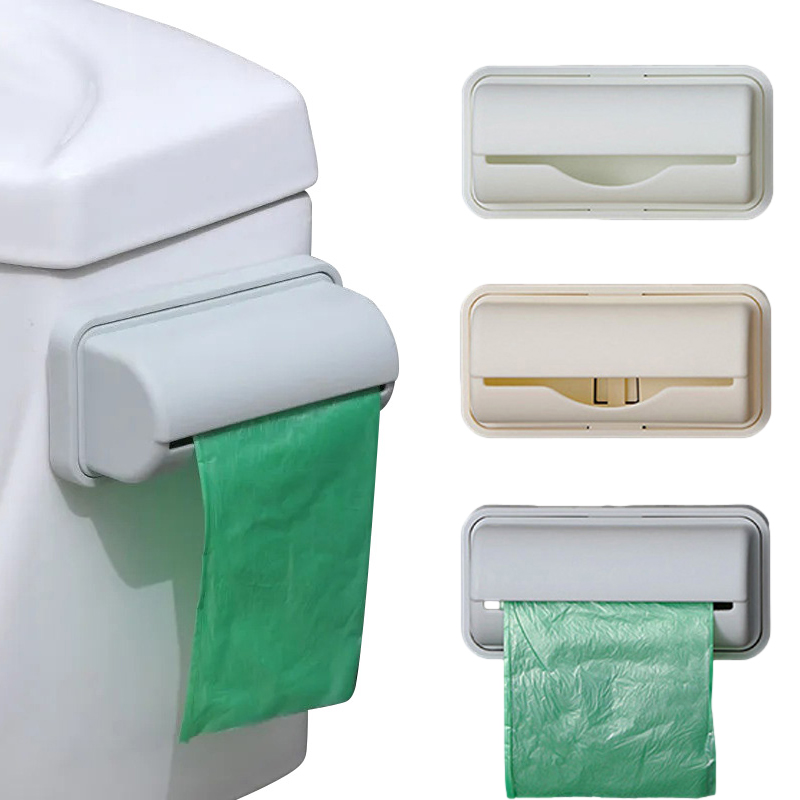 Aufbewahrungsbox für Müllsäcke, Müllbeutelspender für Küche und Bad, an der Wand montierter Einkaufstütenhalter, Behälter für Plastiktüten in der Küche_voghion.com
