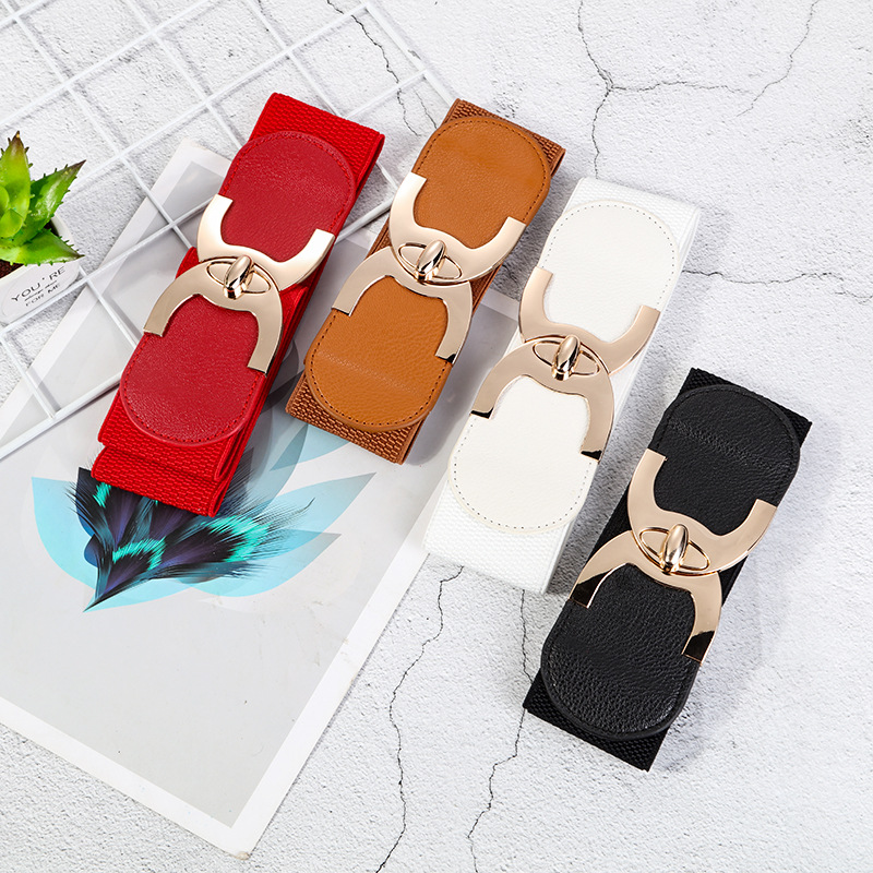 Sale Women's Waistband Fashion Elastic Waistband New Casual Wear Decorative Wide Belt