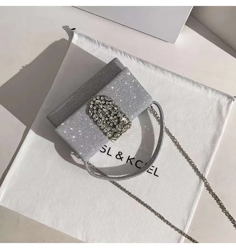 Borsa a mano quadrata glitterata da donna alla moda, in cristallo lucido, da sera, per matrimonio, festa, pochette, borsa a tracolla da donna_voghion.com