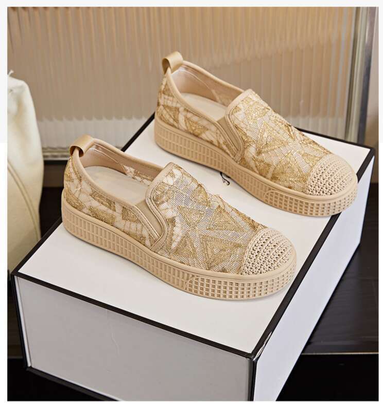 Fiskersko 2025 Sommer Nye Flate Sko, Mote, Grunn Munn Uformelle Enkeltsko, Passer For Kvinner, Allsidige,_voghion.com