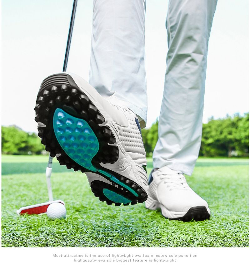 Letnie wygodne nowe trampki męskie młodzieżowe Strolg golfowe casualowe buty sportowe na świeżym powietrzu trendy_voghion.com