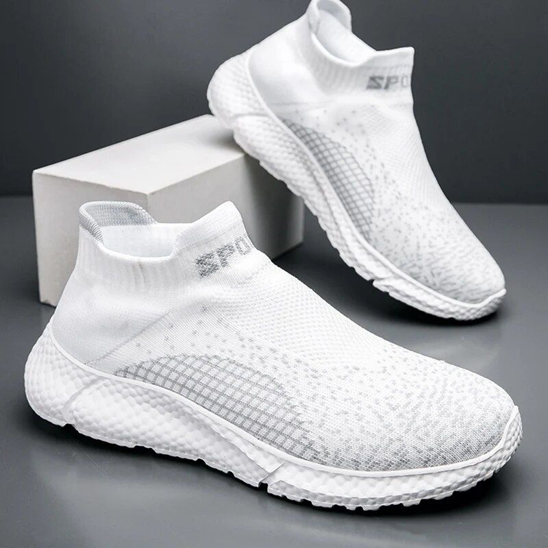 Slip On Men Outdoor Lightweight Men's Loafers Non-slip Soft Male Walking Shoes Breathable Mesh Casual Sneakers 2024_voghion.com