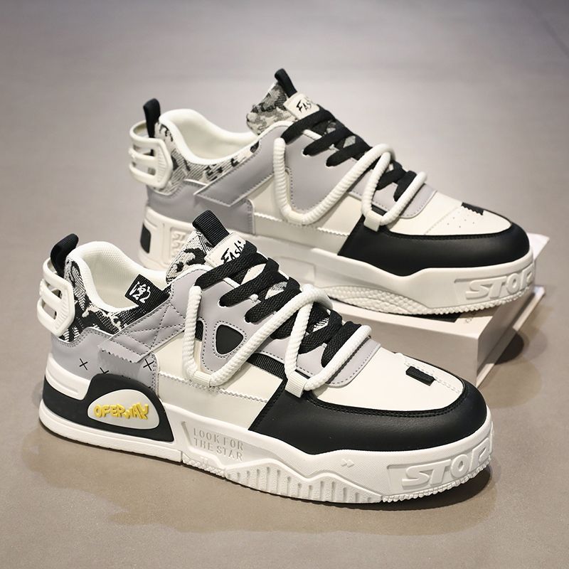 Men's Casual Board Shoes Breathable Versatile Student Trainers_voghion.com