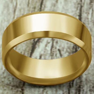 Hot sales 316L Stainless Steel 8mm Wedding Rings for Men 2024 Classic Ring Male_voghion.com